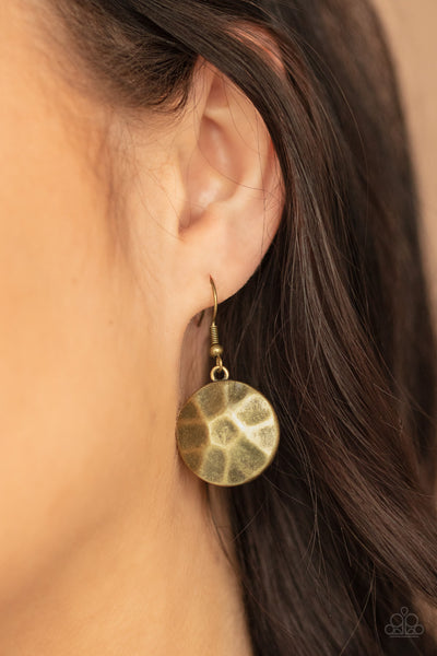 Paparazzi Token Treasure - Brass Necklace
