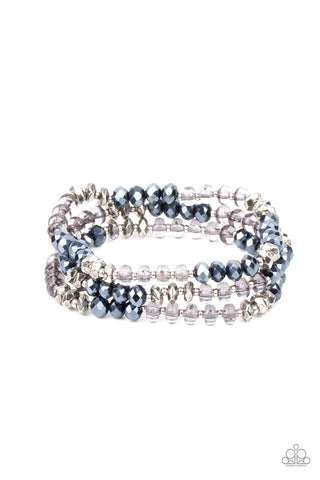 Paparazzi Stellar Strut - Blue Bracelet