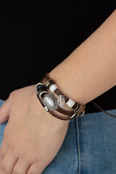 Paparazzi Mystically Mediterranean - White Bracelet