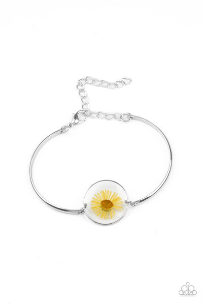 Paparazzi Cottage Season - Yellow Bracelet
