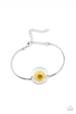 Paparazzi Cottage Season - Yellow Bracelet