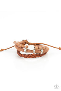 Paparazzi Terrarium Terrain - Brown Bracelet