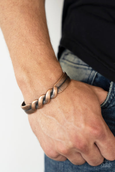 Paparazzi Metro Machine - Copper Bracelet