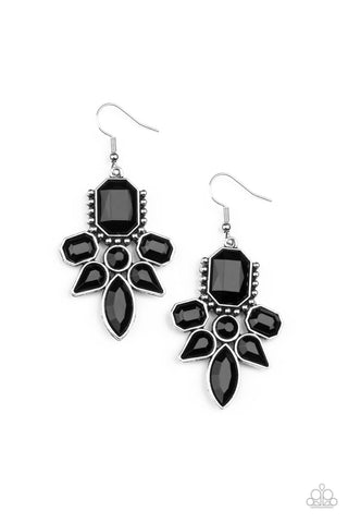Paparazzi Vacay Vixen - Black Earrings