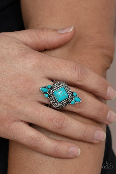 Paparazzi Mesa Mystic - Blue Ring