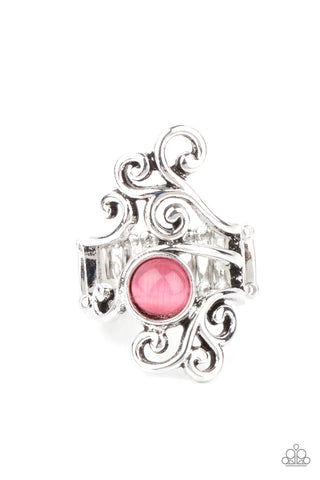 Paparazzi Glimmering Grapevines - Pink Ring
