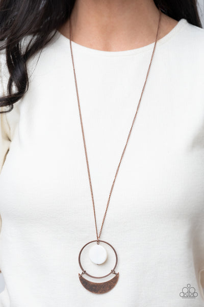 Paparazzi Moonlight Sailing - Copper Necklace