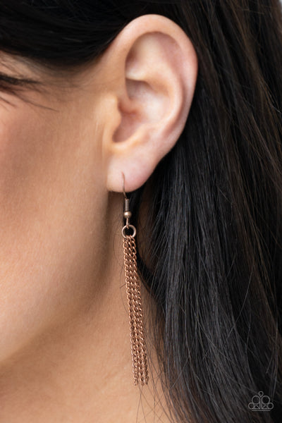 Paparazzi Moonlight Sailing - Copper Necklace