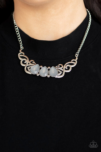 Paparazzi Heavenly Happenstance - Silver Necklace