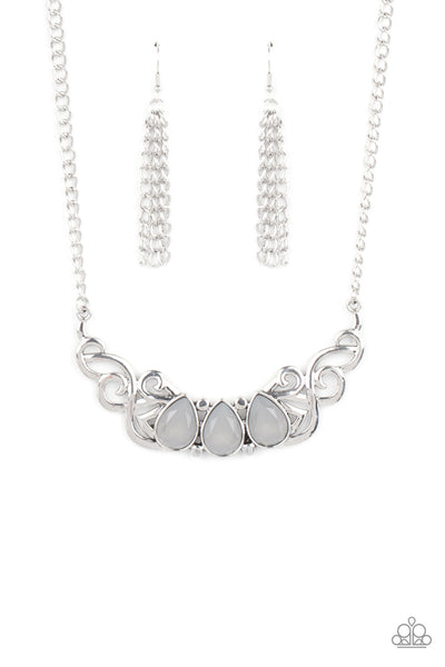 Paparazzi Heavenly Happenstance - Silver Necklace