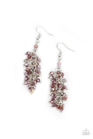 Paparazzi Celestial Chandeliers - Purple Earrings