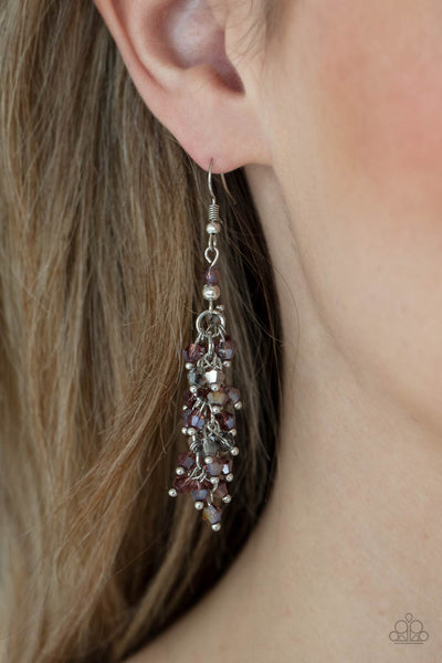 Paparazzi Celestial Chandeliers - Purple Earrings