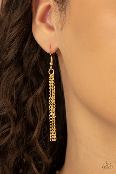 Paparazzi Smithsonian Spiral - Gold Necklace