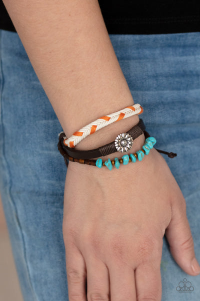 Paparazzi Terrain Trend - Orange Bracelet