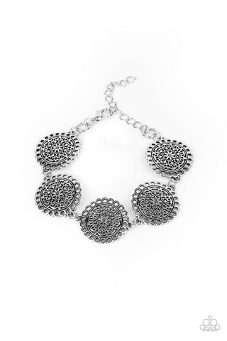 Paparazzi Garden Gate Glamour - Silver Bracelet