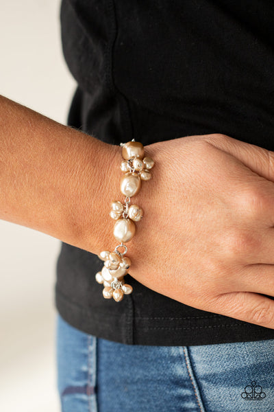 Paparazzi Imperfectly Perfect - Brown Bracelet
