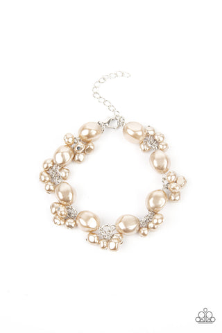 Paparazzi Imperfectly Perfect - Brown Bracelet