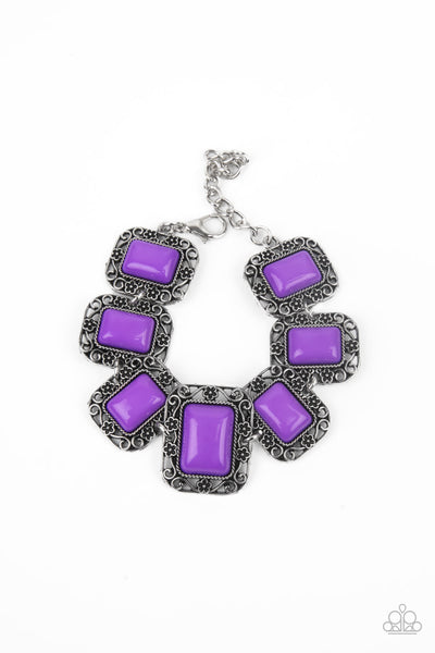Paparazzi Retro Rodeo - Purple Bracelet