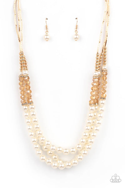 Paparazzi Powerhouse Perfection - Gold Necklace