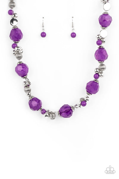 Paparazzi Vidi Vici VACATION - Purple Necklace