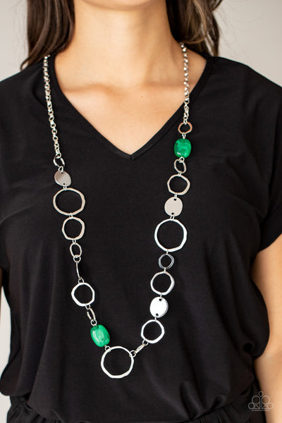Paparazzi Colorful Combo - Green Necklace