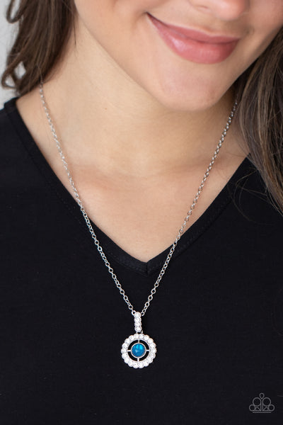 Paparazzi Springtime Twinkle - Blue Necklace