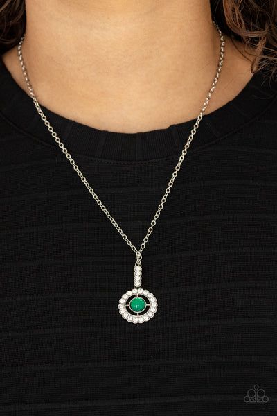 Paparazzi Springtime Twinkle - Green Necklace