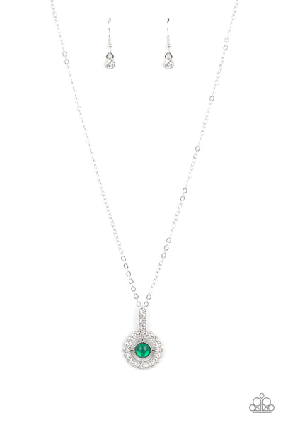 Paparazzi Springtime Twinkle - Green Necklace