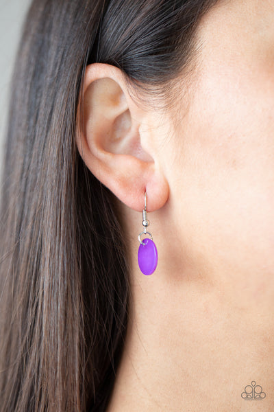 Paparazzi Tidal Tassels - Purple Necklace