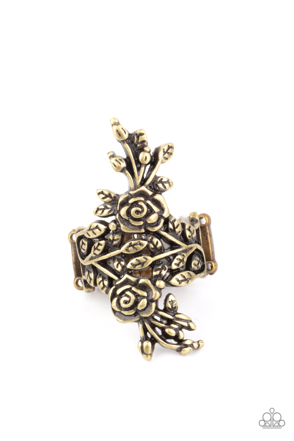 Paparazzi Rustic Rose Gardens - Brass Ring