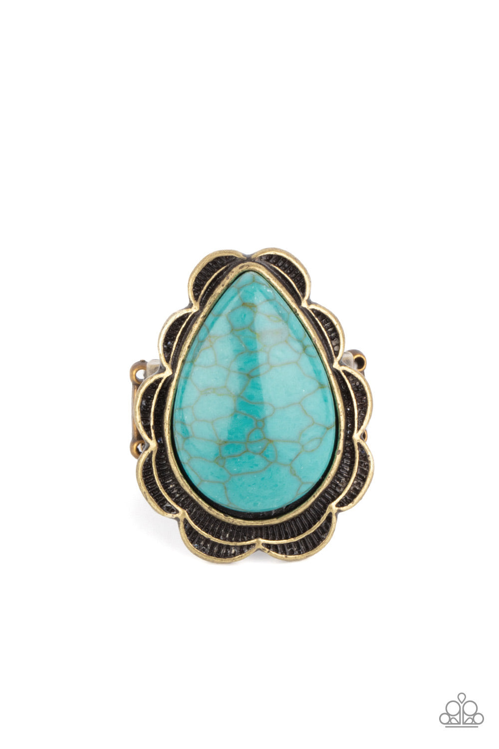 Paparazzi BADLANDS Romance - Brass Ring