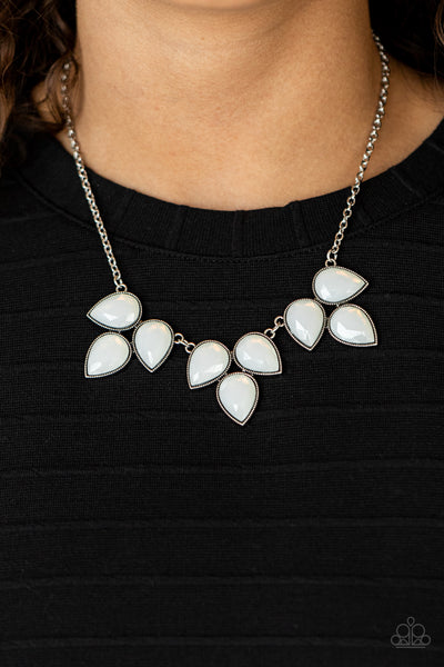 Paparazzi Prairie Fairytale - White Necklace