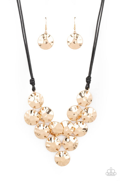 Paparazzi Token Treasure - Gold Necklace