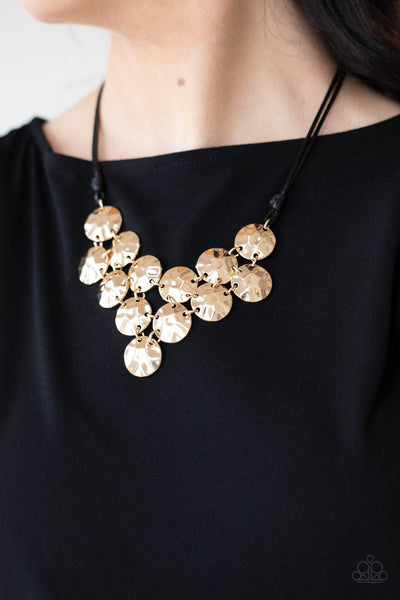 Paparazzi Token Treasure - Gold Necklace