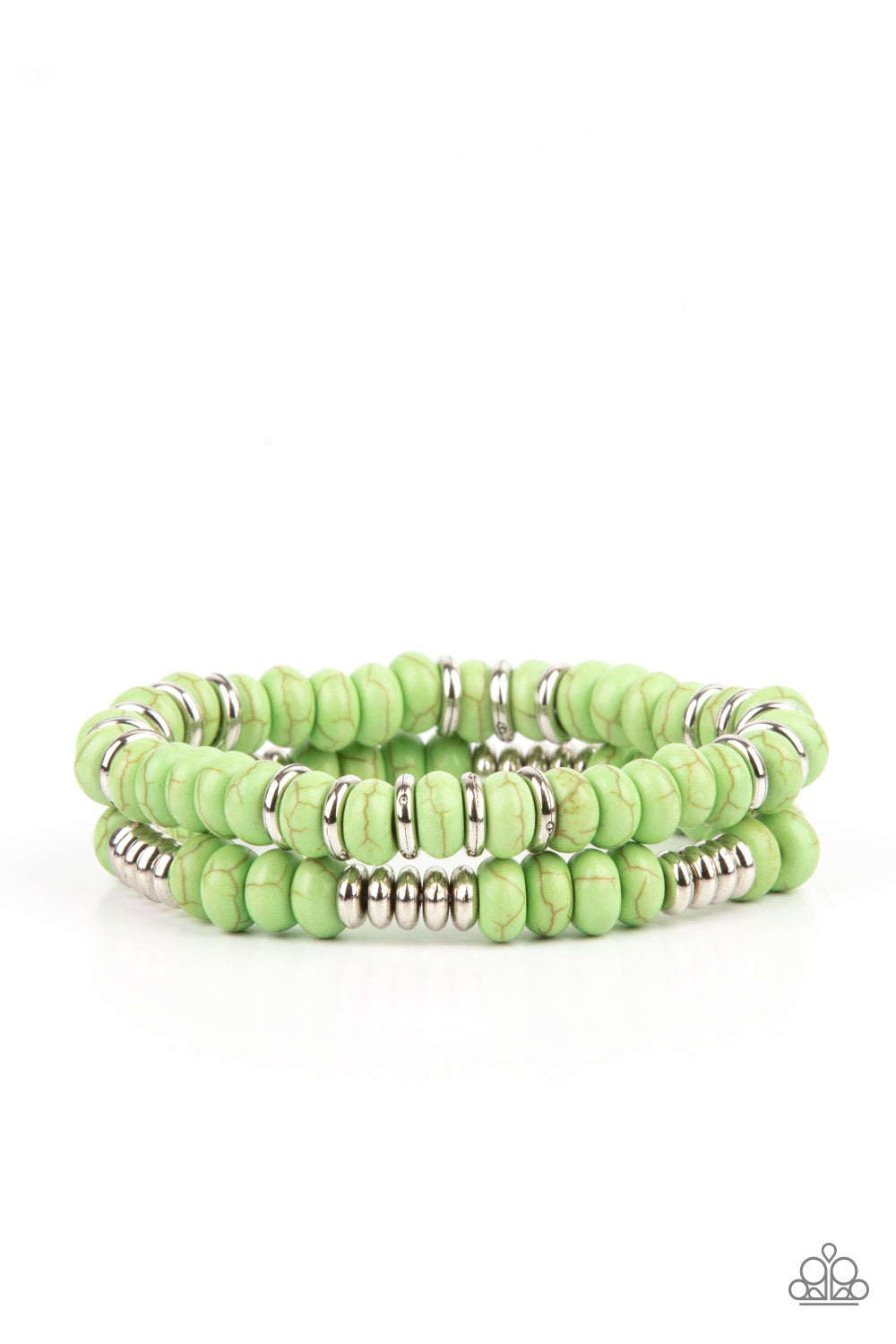 Paparazzi Desert Rainbow - Green Bracelet