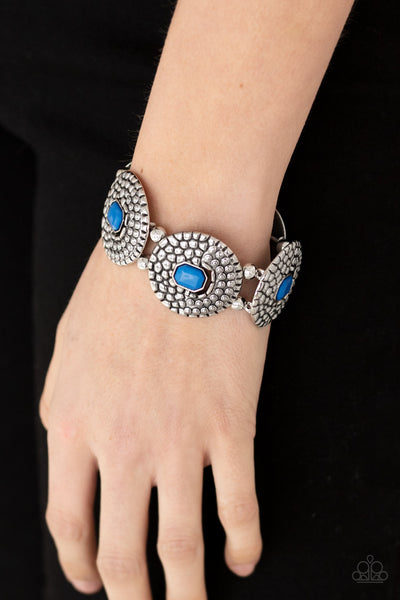 Paparazzi Prismatic Prowl - Blue Bracelet
