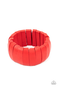 Paparazzi Raise The BARBADOS - Red Bracelet