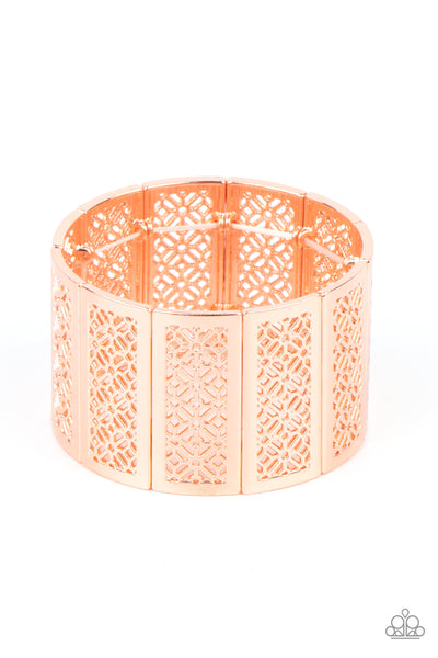 Paparazzi Thai Terrariums - Copper Bracelet