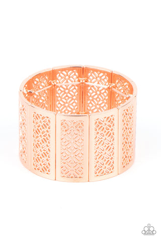 Paparazzi Thai Terrariums - Copper Bracelet