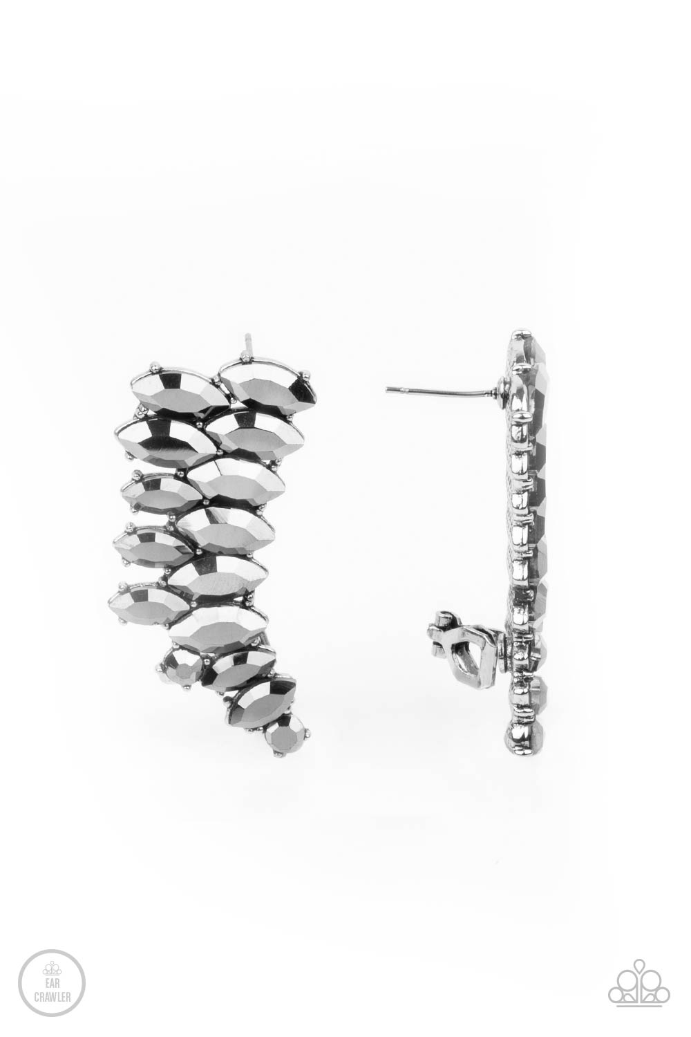 Paparazzi Explosive Elegance - Silver Earrings