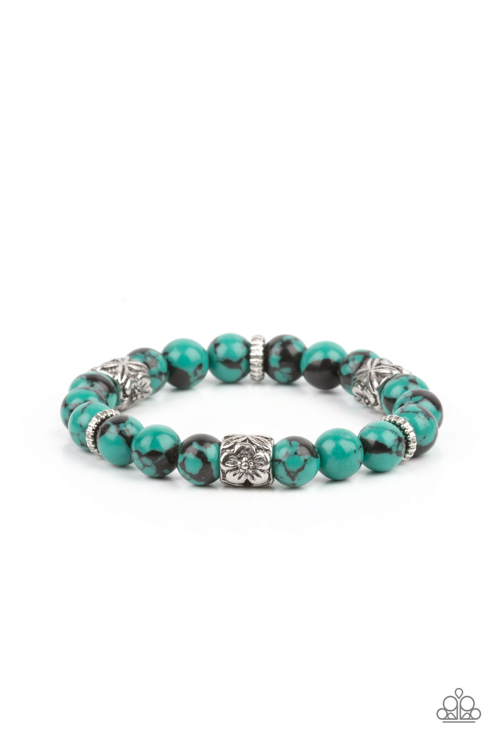 Paparazzi Garden Zen - Green Bracelet