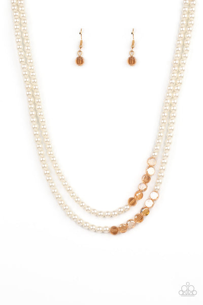 Paparazzi Poshly Petite - Gold Necklace