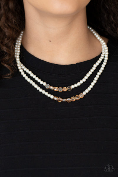 Paparazzi Poshly Petite - Gold Necklace