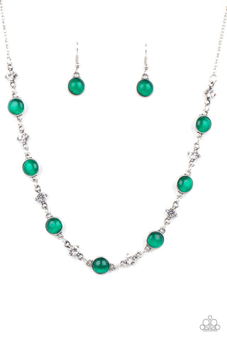 Paparazzi Inner Illumination - Green Necklace