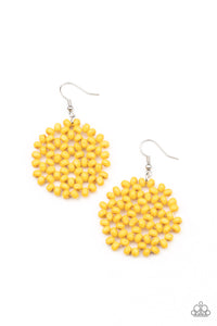 Paparazzi Summer Escapade - Yellow Earrings