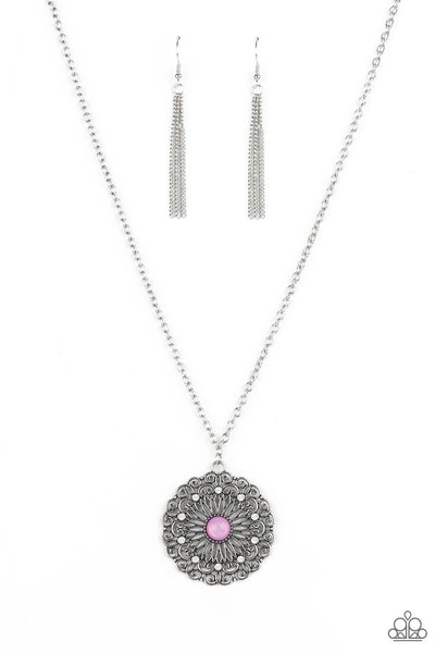 Paparazzi Opal Gardens - Purple Necklace