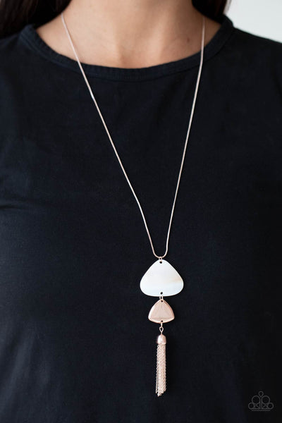 Paparazzi TIDE You Over - Rose Gold Necklace