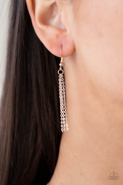 Paparazzi TIDE You Over - Rose Gold Necklace