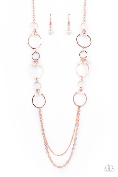 Paparazzi Ante UPSCALE - Copper Necklace