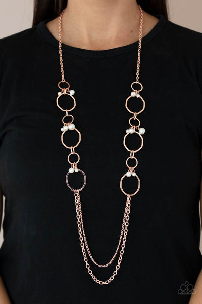 Paparazzi Ante UPSCALE - Copper Necklace